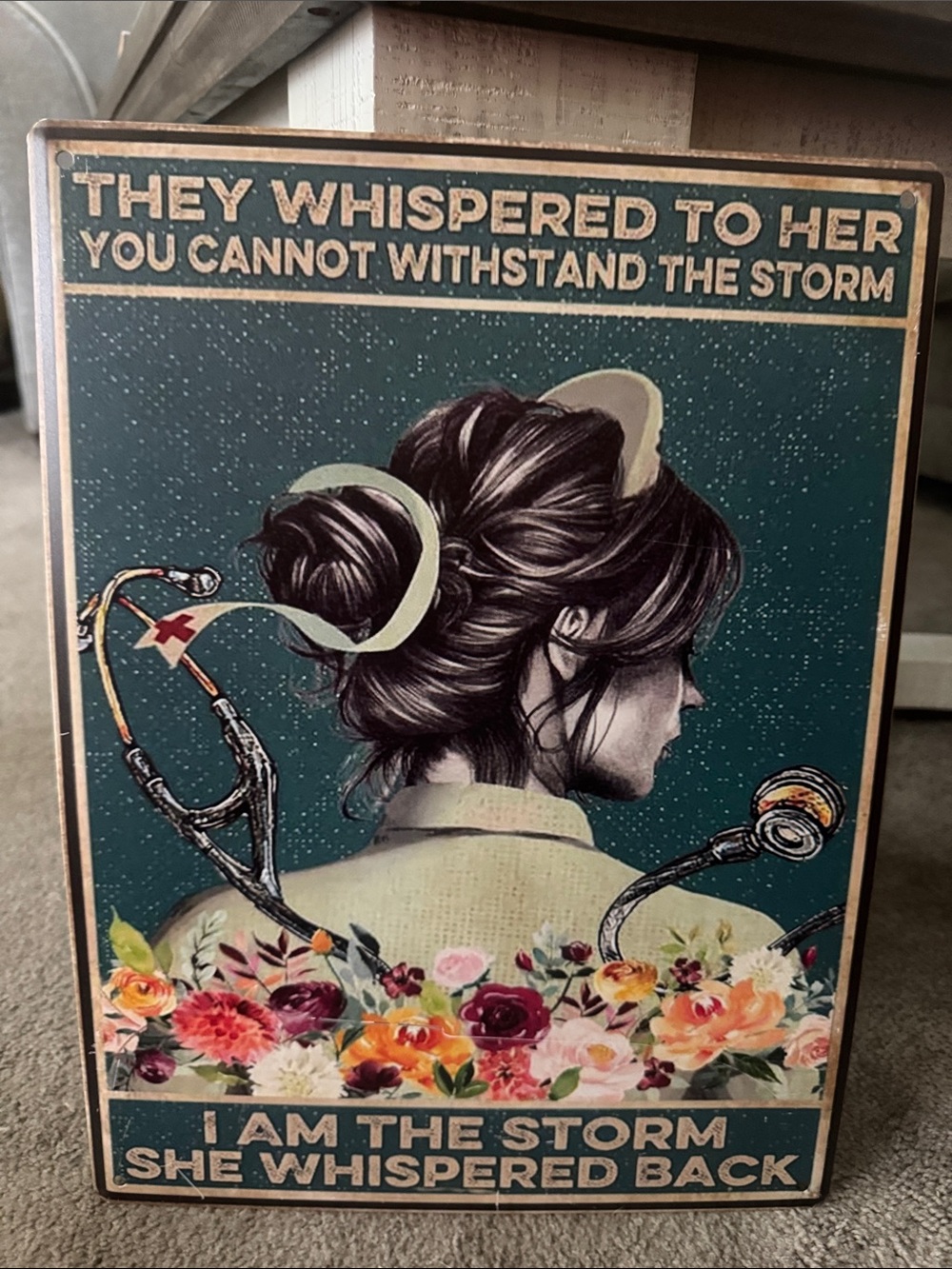 Tin Nurse Sign